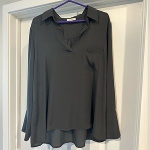 V-neck tunic shirt